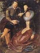 Peter Paul Rubens Ruben with his first wife Isabeela Brant in the Honeysuckle Bower (mk08) oil